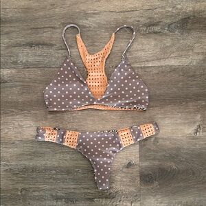 Acacia Swimwear Jaws top / North Shore Bottoms in Puka Puka